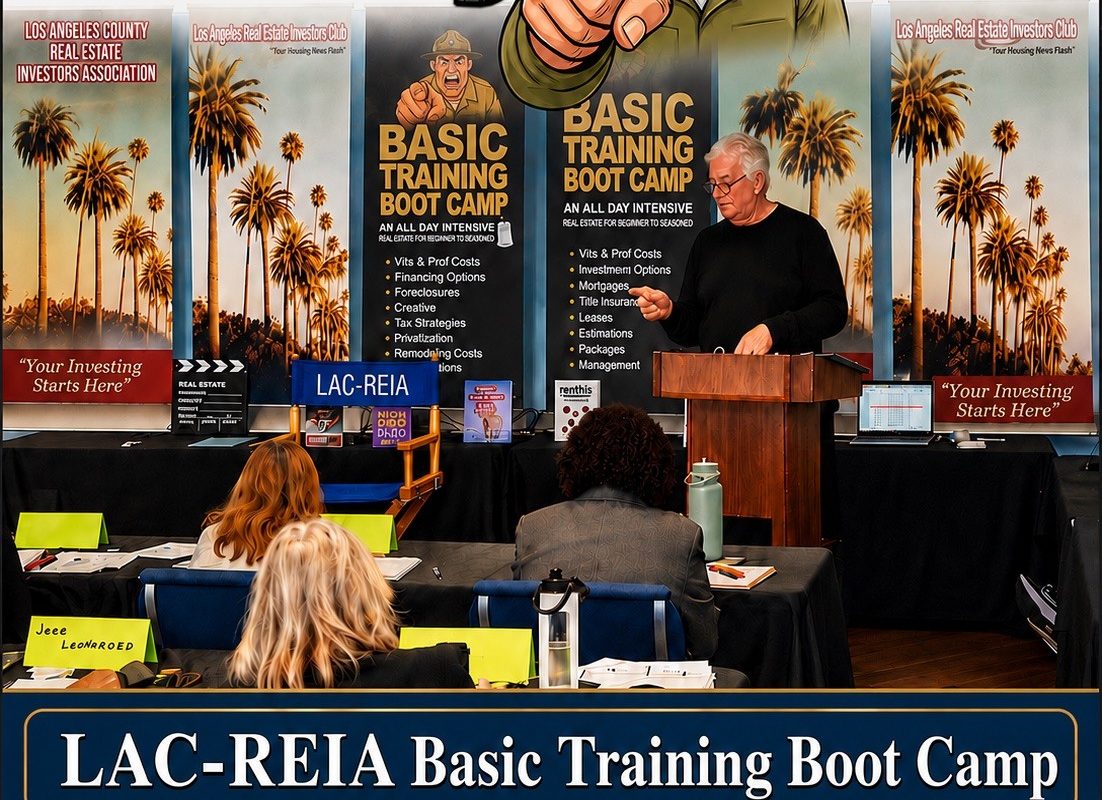 Real Estate Investing Boot Camp Returns August 29th