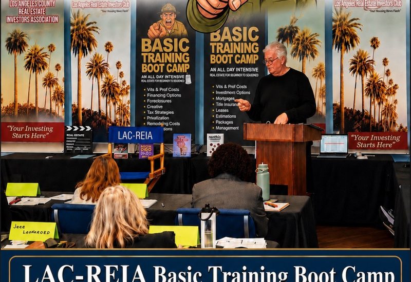 Real Estate Investing Boot Camp Returns August 29th