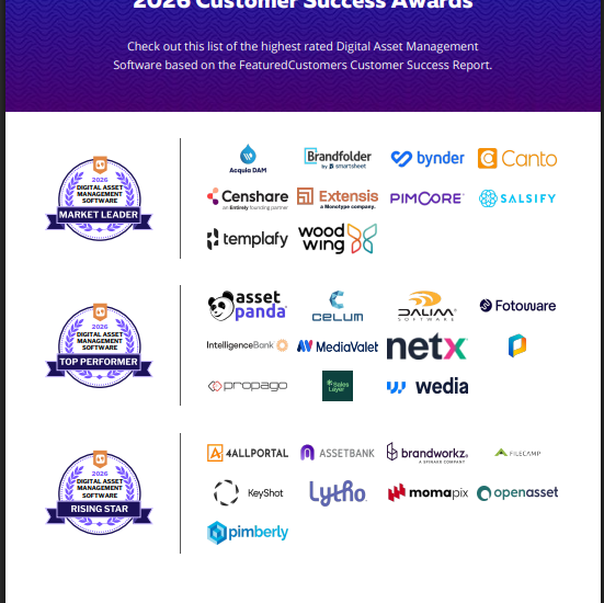 The Top Digital Asset Management Software Vendors According to the FeaturedCustomers Fall 2026 Customer Success Report